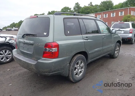 2006 Toyota Highlander V6 из США, поврежденный, VIN JTEDP21AX60107982